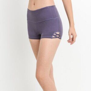 🔴LAST CHANCE🔴 NWT! Mono B Yoga Shorts in Dark Violet